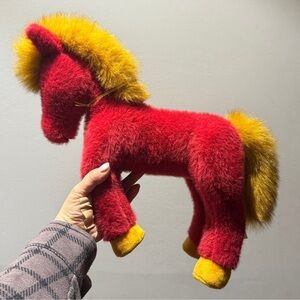 Jellycat festival horse Plush Red and Yellow festival horse Toy authentic